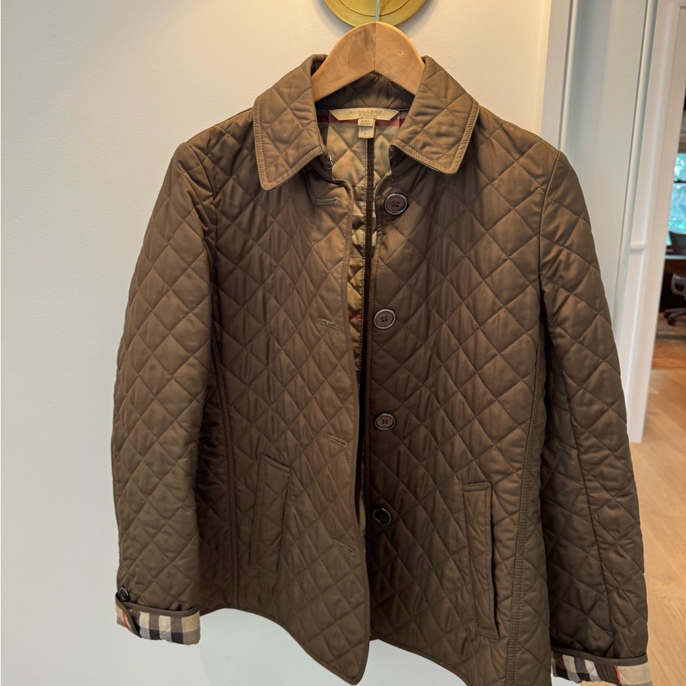 Burberry Brit Copford Checkered Quilted Jacket